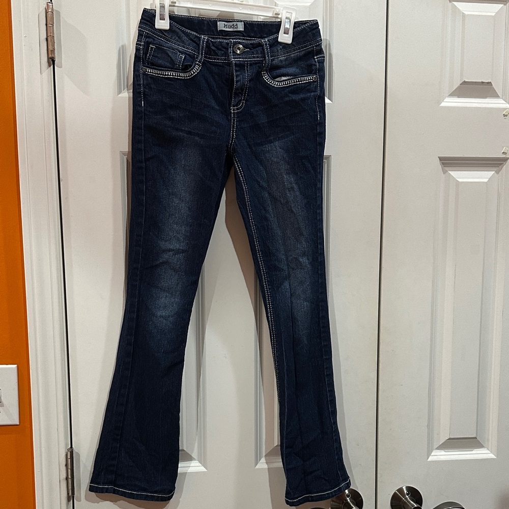 Mudd girls Dark Indigo Boot Cut Jeans size 12